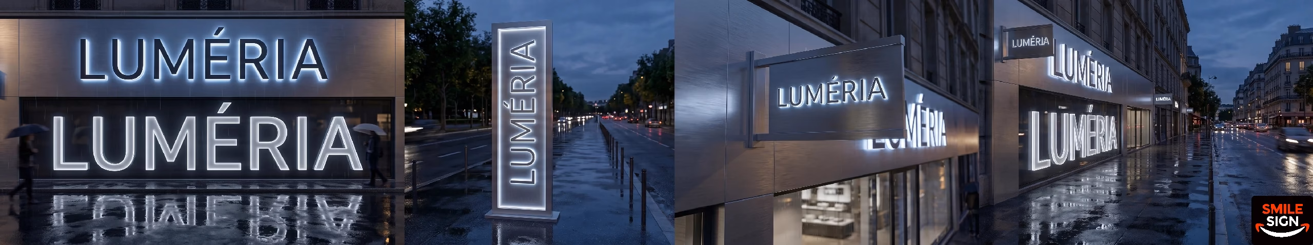LED gevelreclame en lichtreclame op maat geproduceerd door Smile Sign voor B2B signmakers