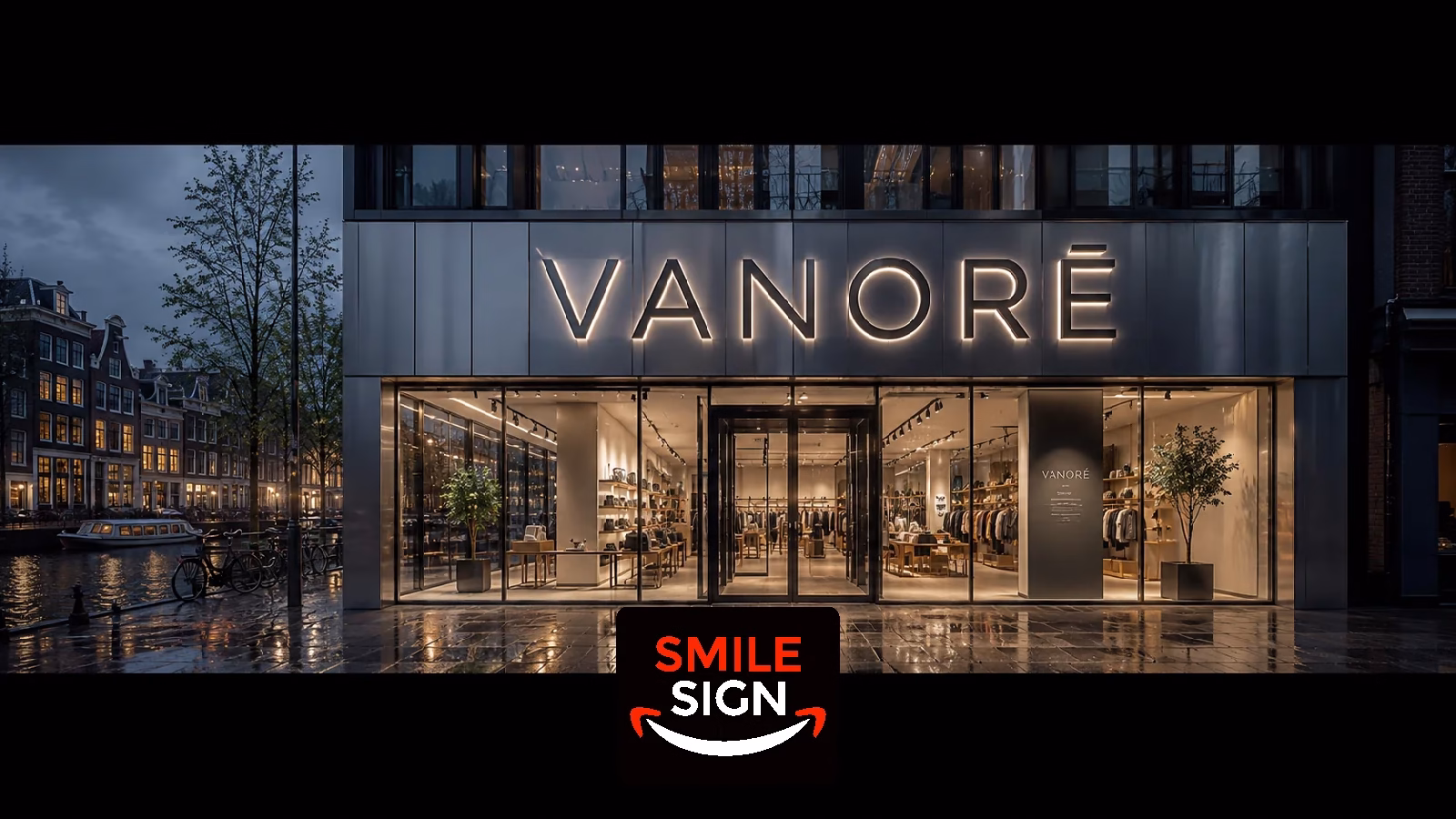 Lichtreclame op maat en verlichte gevelreclame - Professionele LED lichtreclame direct van de fabrikant SMILE SIGN